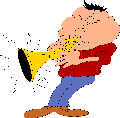 Trumpet playing minister